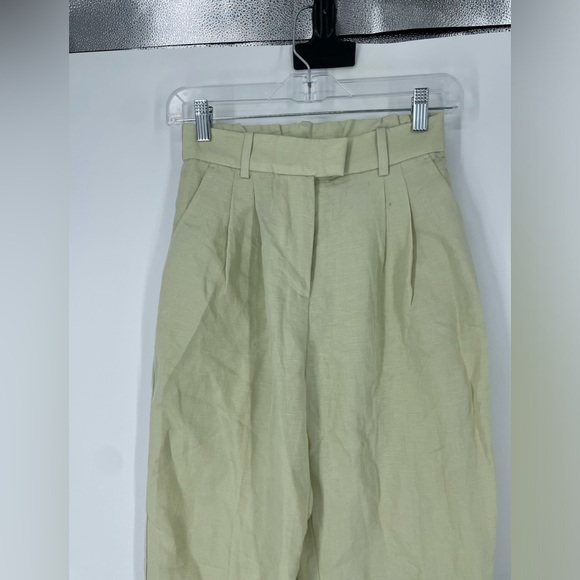 H&M Tapered Linen-blend Pants - Picture 2 of 7